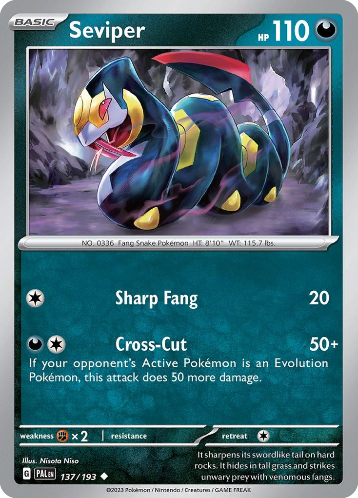 Seviper - Paldea Evolved - 137