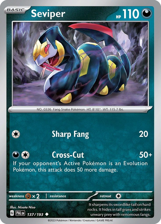 Seviper - Paldea Evolved - 137
