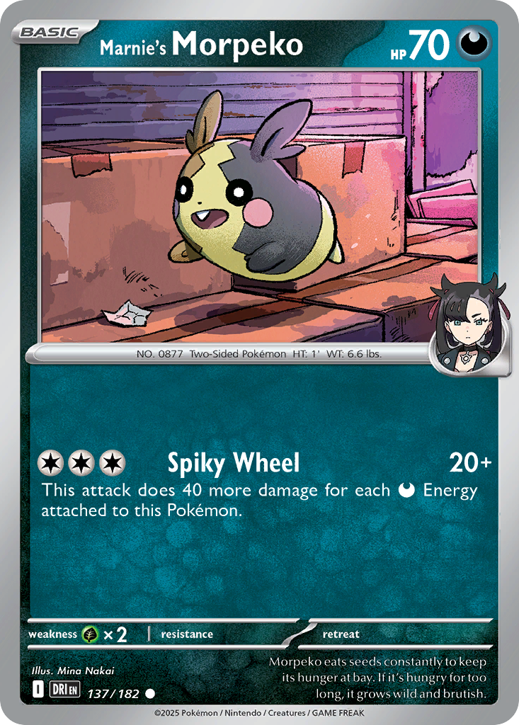 Marnie's Morpeko - Destined Rivals - 137