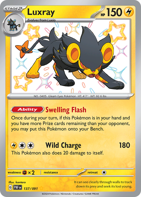Luxray - Paldean Fates - 137