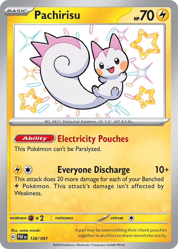 Pachirisu - Paldean Fates - 138