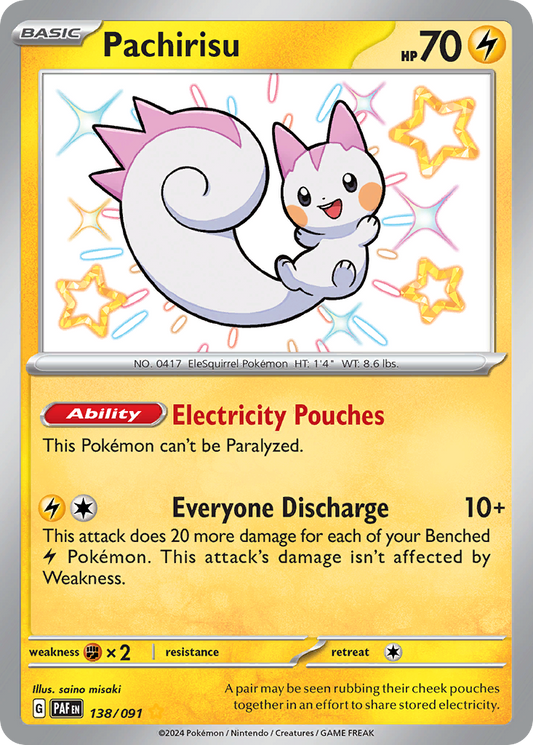 Pachirisu - Paldean Fates - 138