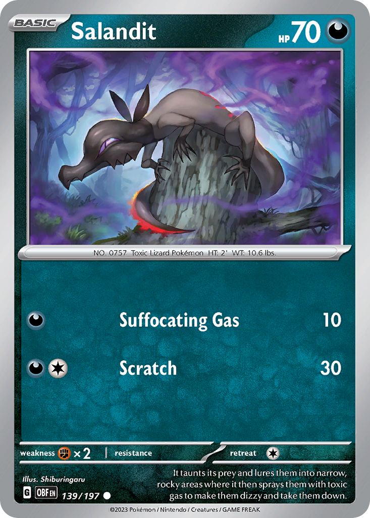 Salandit - Obsidian Flames - 139
