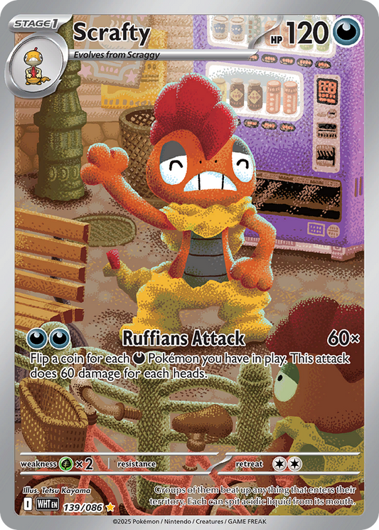 Scrafty - White Flare - 139