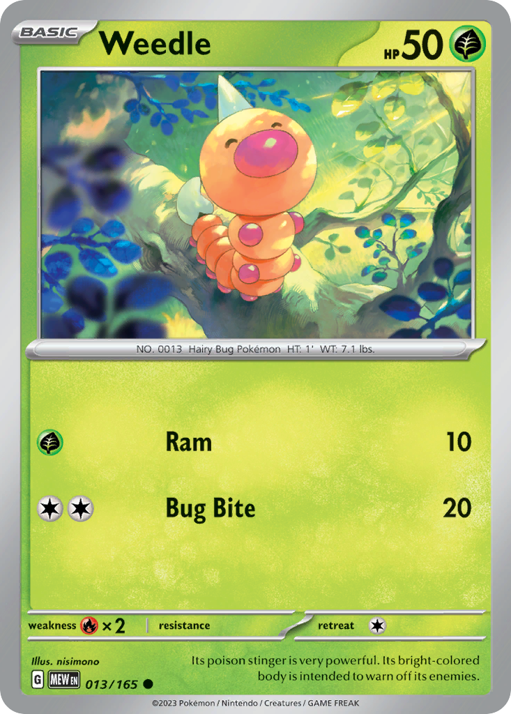 Weedle - 151 - 013