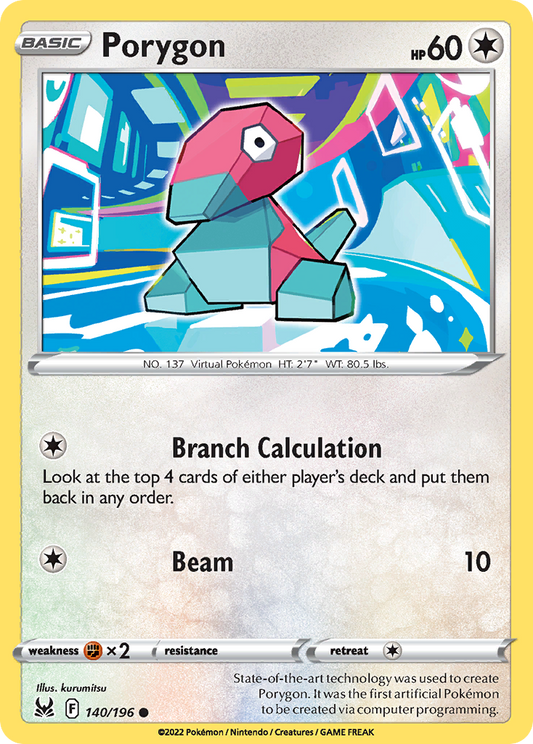 Porygon - Lost Origin - 140