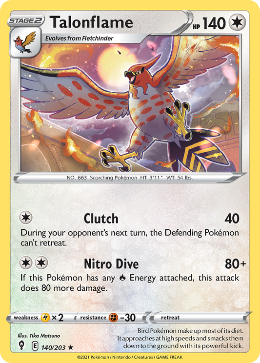 Talonflame - Evolving Skies - 140