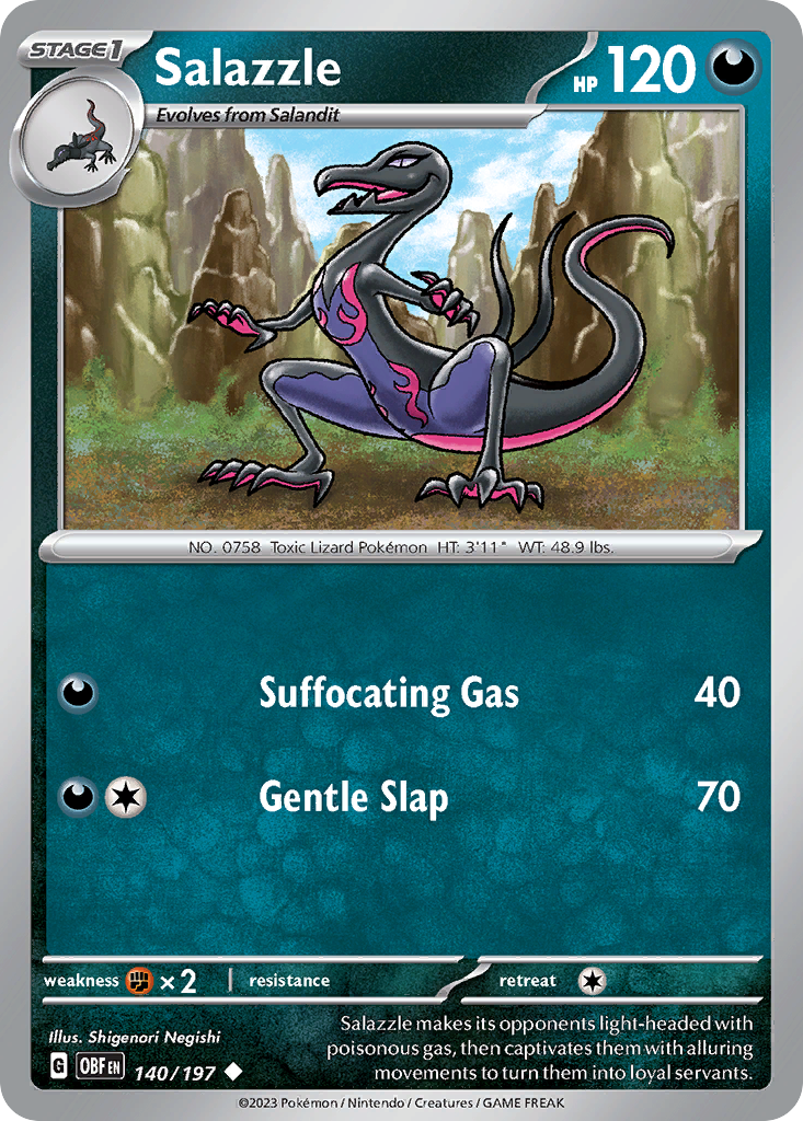 Salazzle - Obsidian Flames - 140