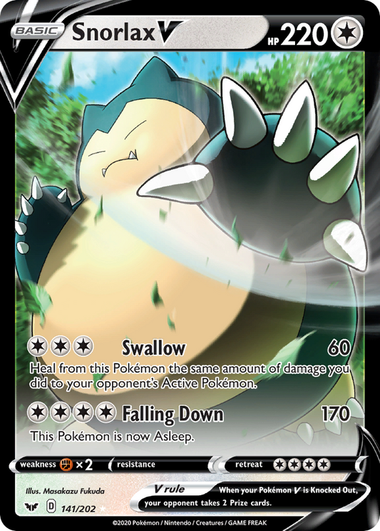 Snorlax V - Sword & Shield - 141