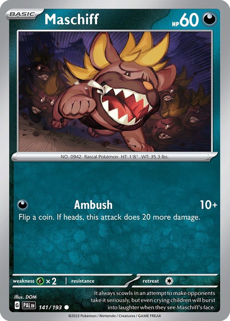 Maschiff - Paldea Evolved - 141