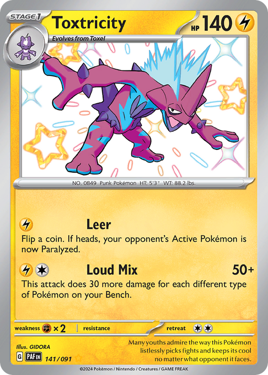 Toxtricity - Paldean Fates - 141