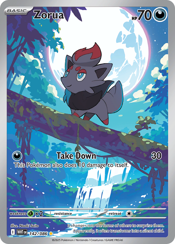 Zorua - White Flare - 142