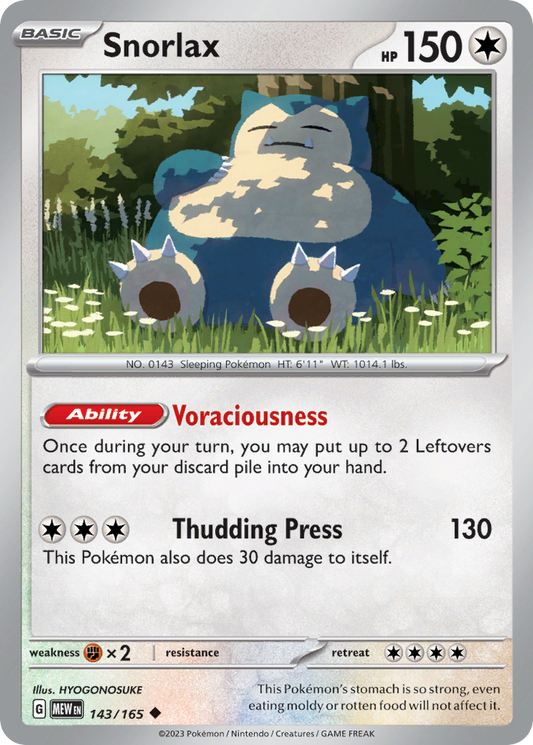 Snorlax - 151 - 143
