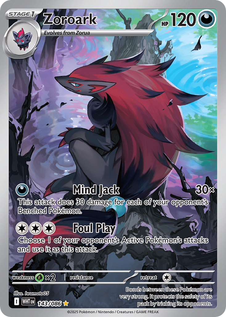 Zoroark - White Flare - 143