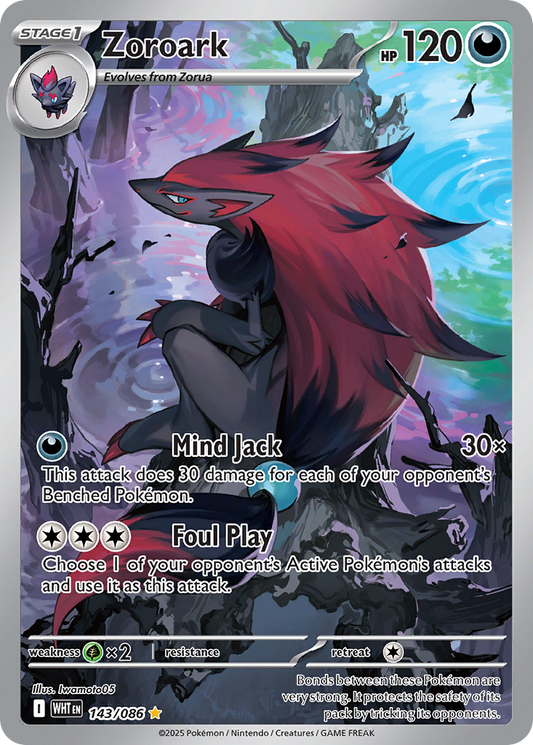 Zoroark - White Flare - 143