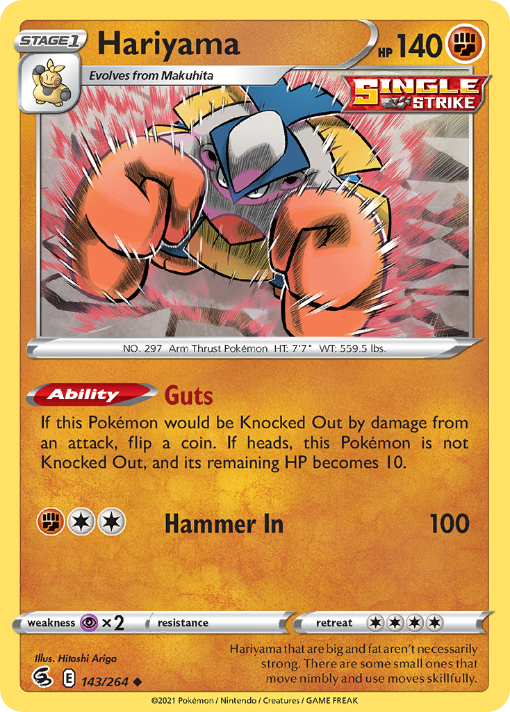 Hariyama - Fusion Strike - 143