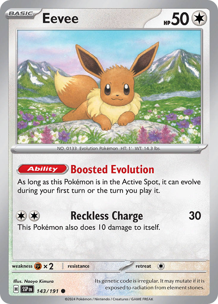 Eevee - Surging Sparks - 143