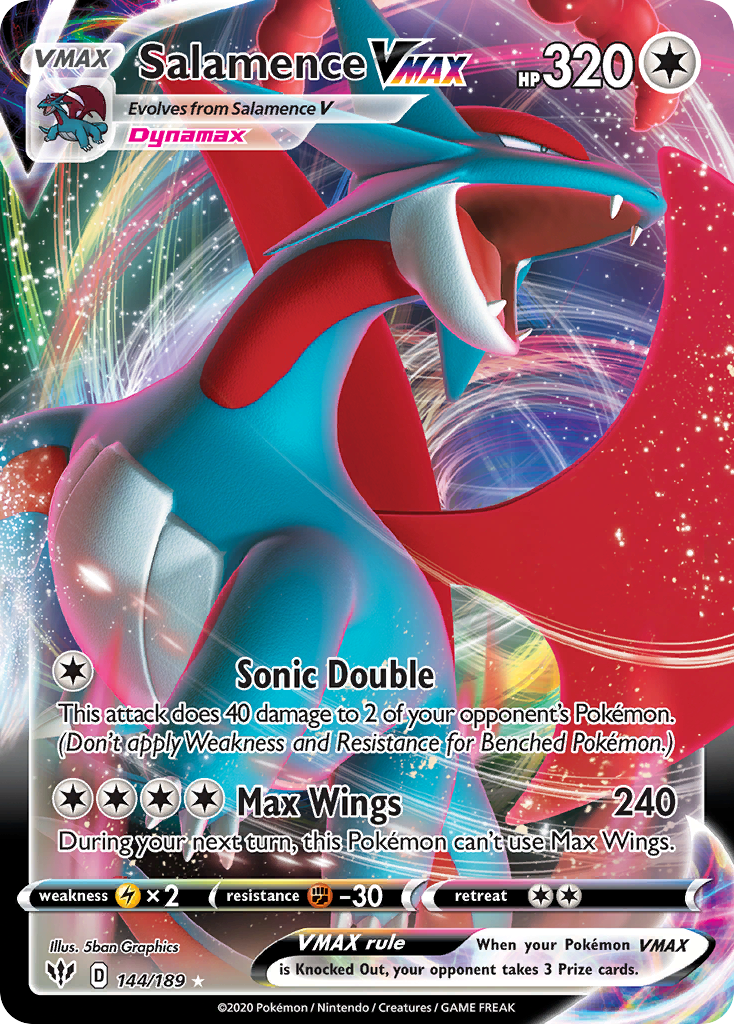 Salamence VMAX - Darkness Ablaze - 144
