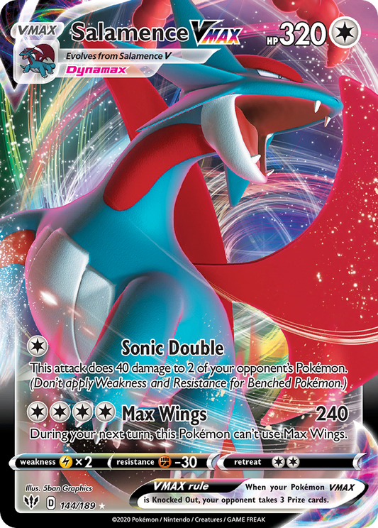 Salamence VMAX - Darkness Ablaze - 144
