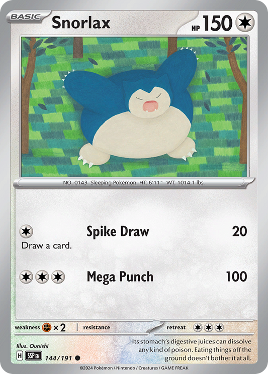 Snorlax - Surging Sparks - 144