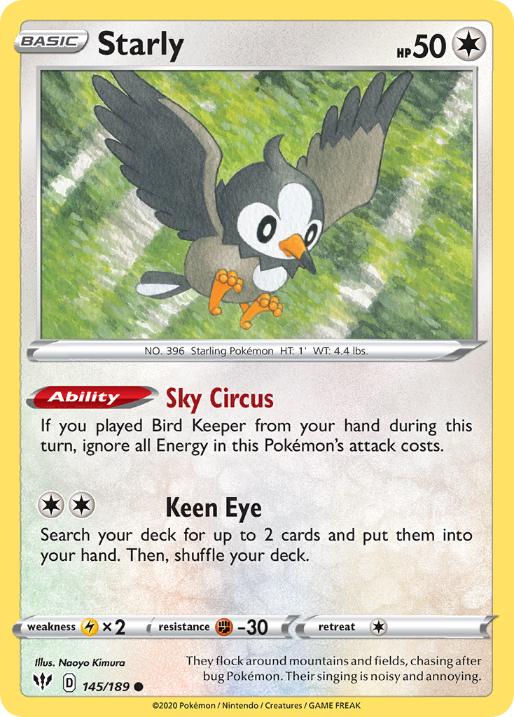 Starly - Darkness Ablaze - 145