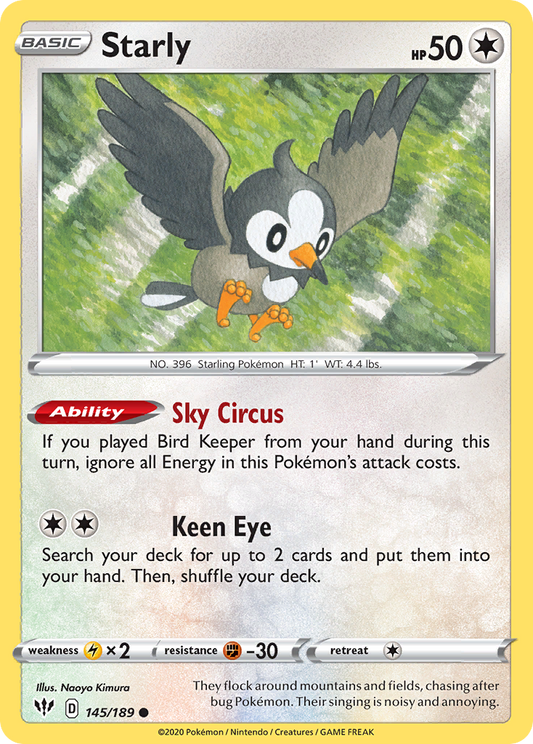 Starly - Darkness Ablaze - 145