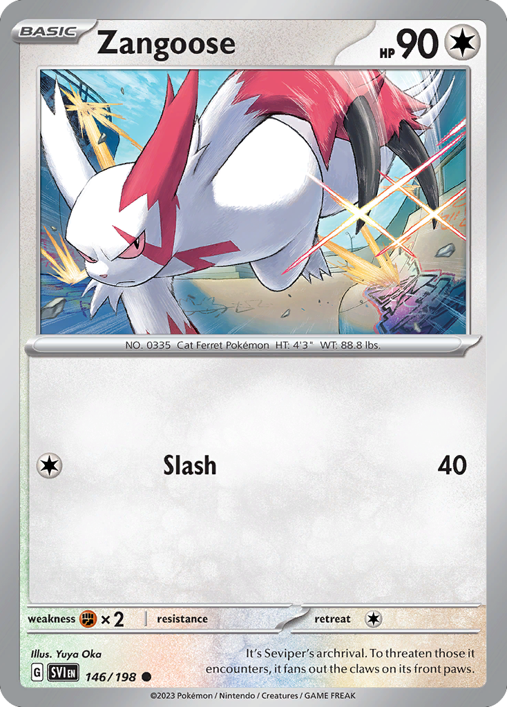 Zangoose - Scarlet & Violet - 146