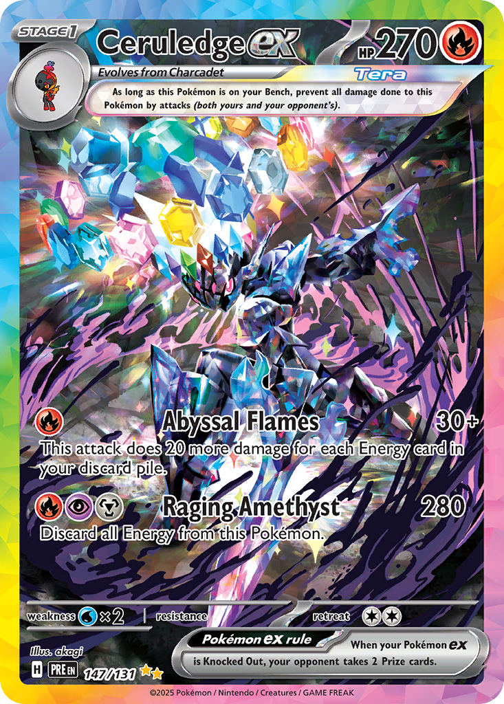 Ceruledge ex - Prismatic Evolutions - 147