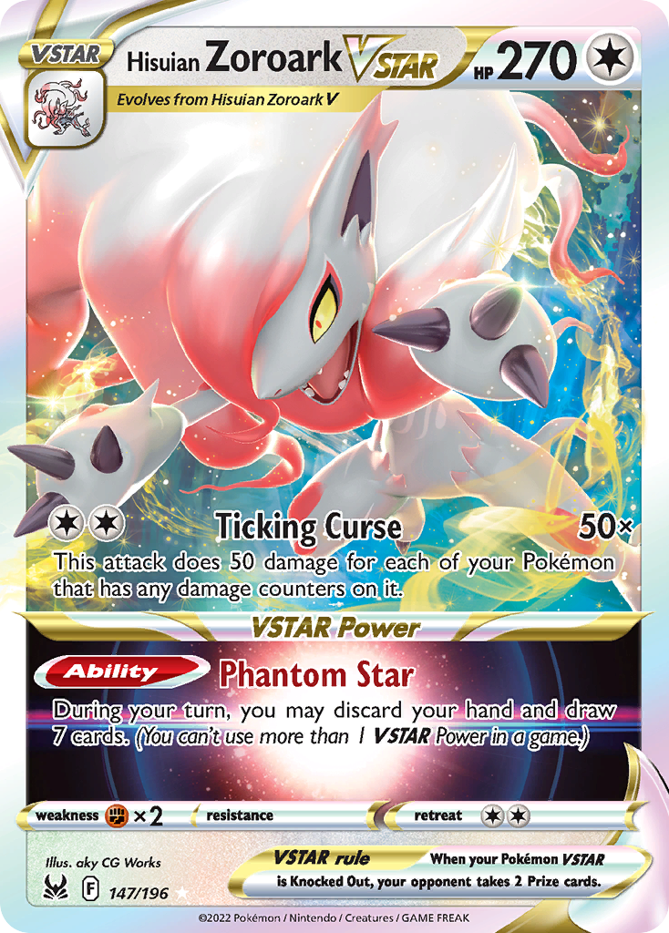 Hisuian Zoroark VSTAR - Lost Origin - 147