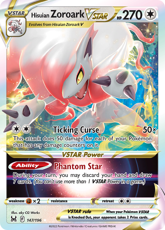 Hisuian Zoroark VSTAR - Lost Origin - 147