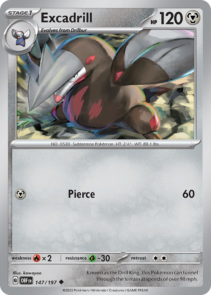 Excadrill - Obsidian Flames - 147