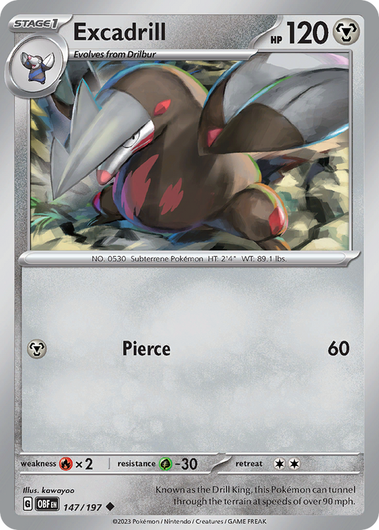 Excadrill - Obsidian Flames - 147