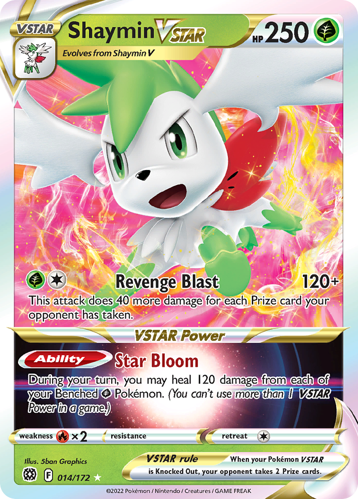 Shaymin VSTAR - Brilliant Stars - 014