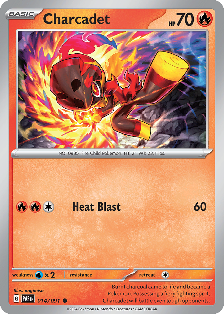 Charcadet - Paldean Fates - 014