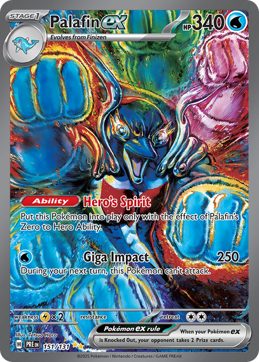 Palafin ex - Prismatic Evolutions - 151