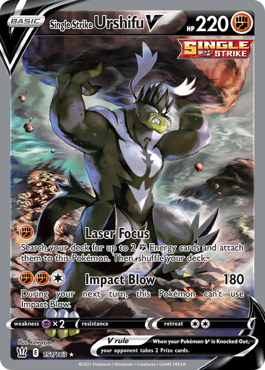 Single Strike Urshifu V - Battle Styles - 151