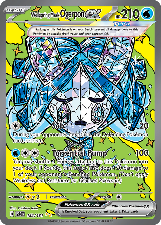 Wellspring Mask Ogerpon ex - Prismatic Evolutions - 152