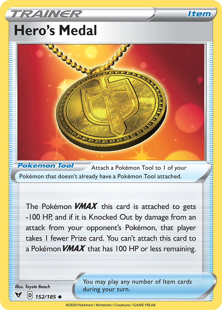 Hero's Medal - Vivid Voltage - 152