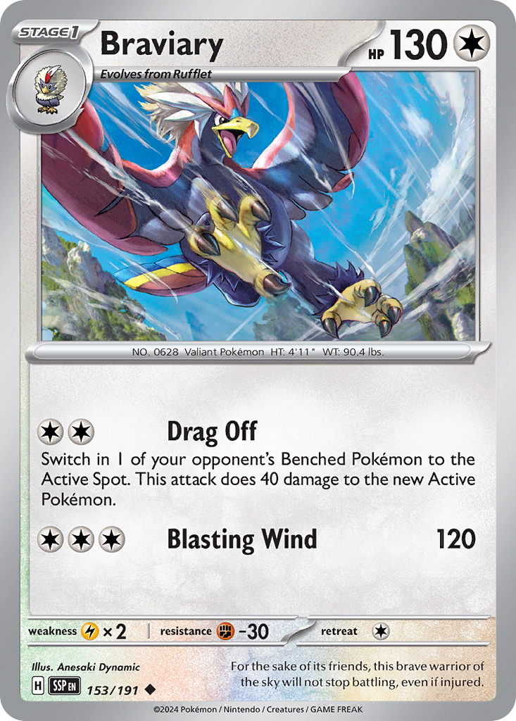 Braviary - Surging Sparks - 153