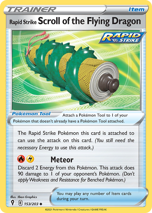 Rapid Strike Scroll of the Flying Dragon - Evolving Skies - 153