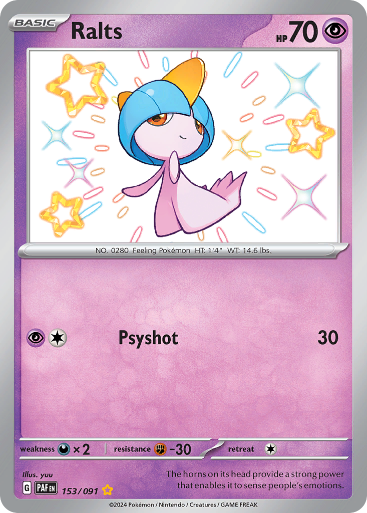 Ralts - Paldean Fates - 153
