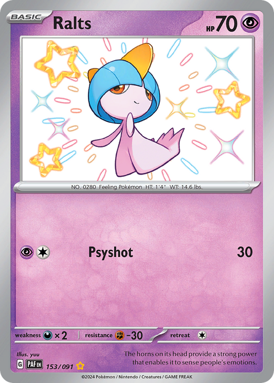 Ralts - Paldean Fates - 153