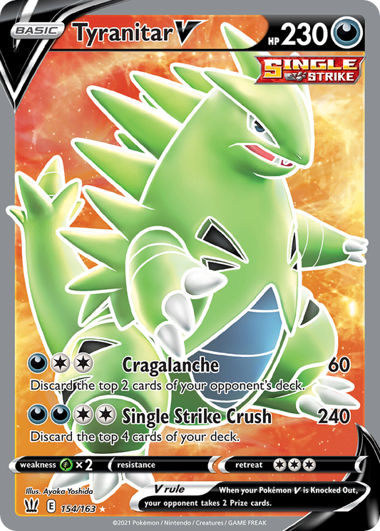 Tyranitar V - Battle Styles - 154