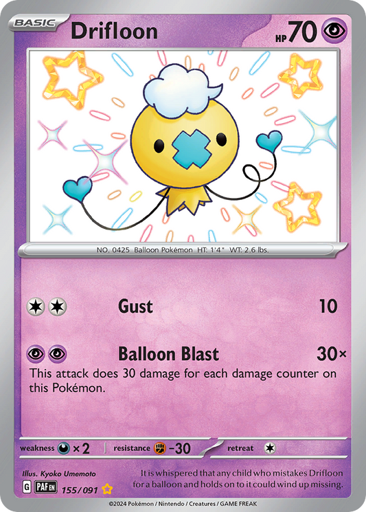Drifloon - Paldean Fates - 155