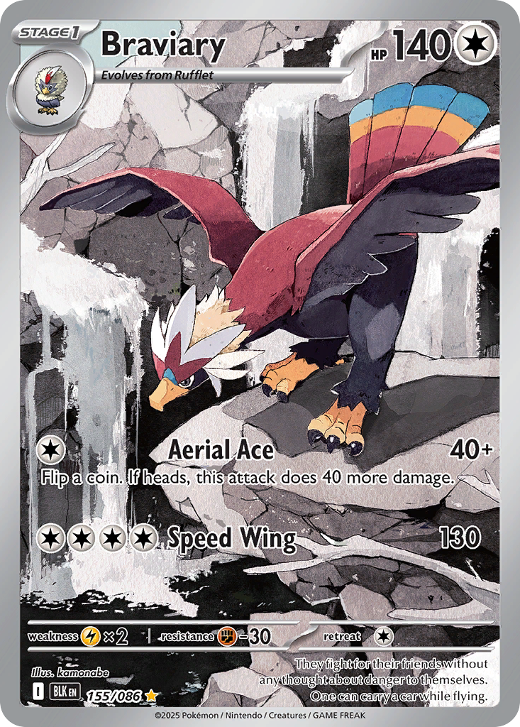 Braviary - Black Bolt - 155