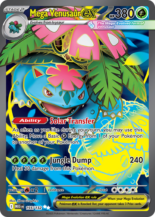 Mega Venusaur ex - Mega Evolution - 155