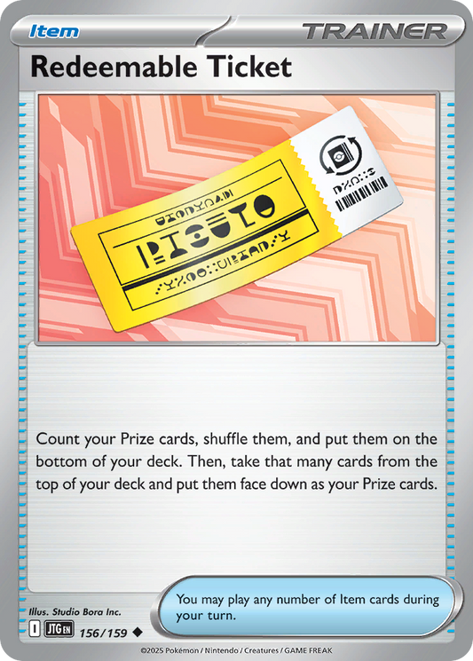 Redeemable Ticket - Journey Together - 156