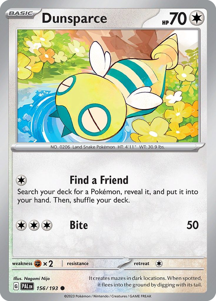 Dunsparce - Paldea Evolved - 156