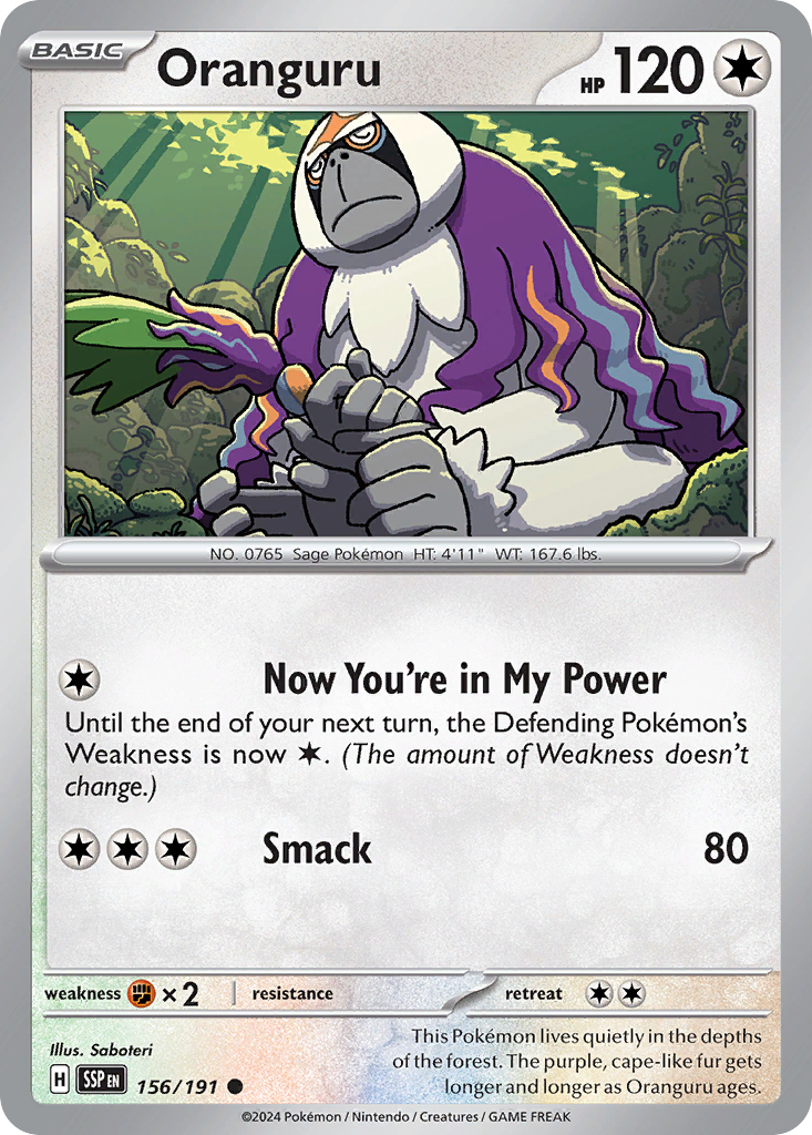 Oranguru - Surging Sparks - 156