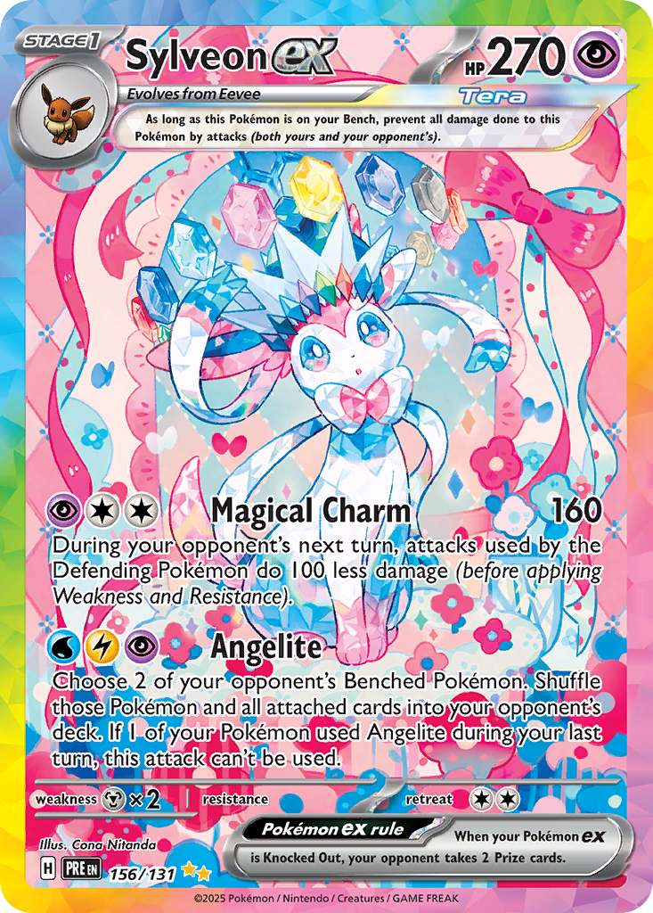 Sylveon ex - Prismatic Evolutions - 156